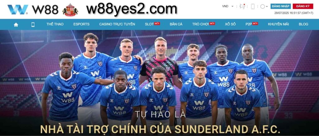 W88 - Nhà cái uy tín và là nhà tài trợ chính cho các câu lạc bộ bóng đá