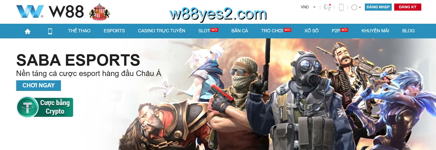 Cá cược eSports an toàn và hấp dẫn cùng nhà cái W88