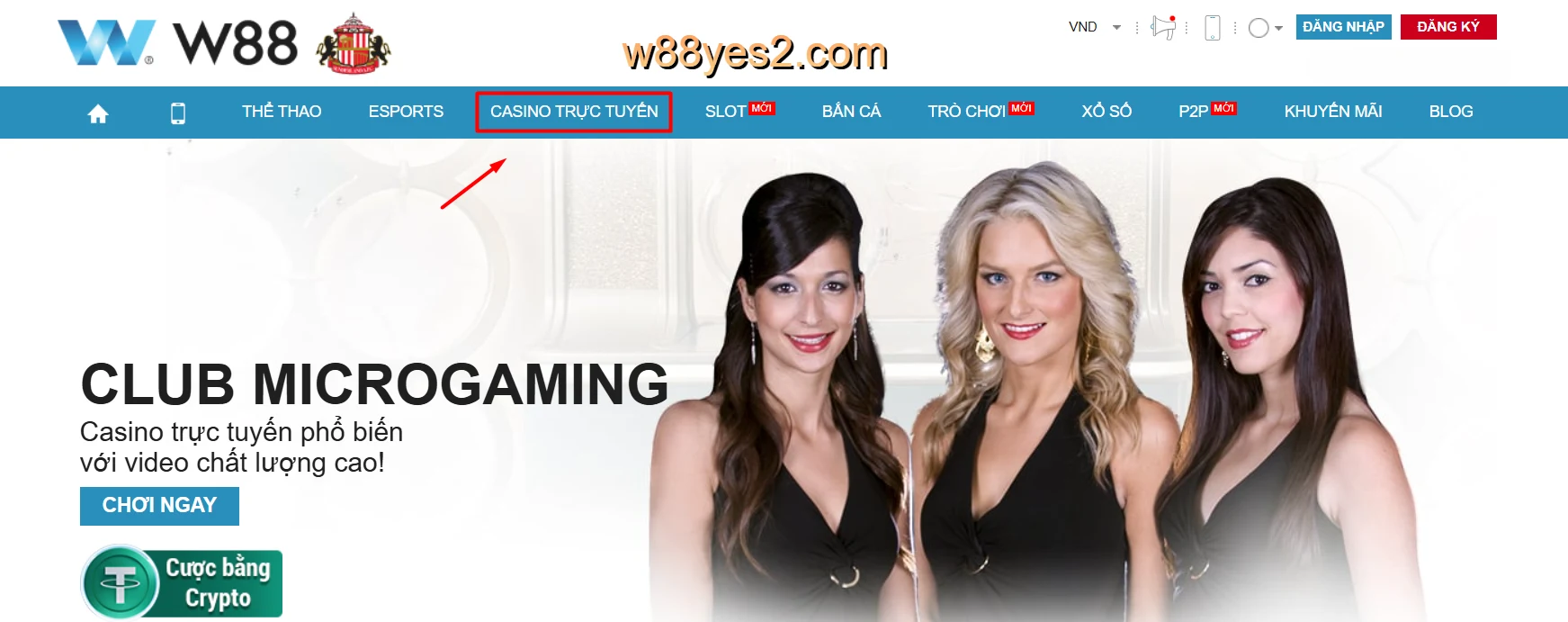 Chọn thể loại game Casino trực tuyến